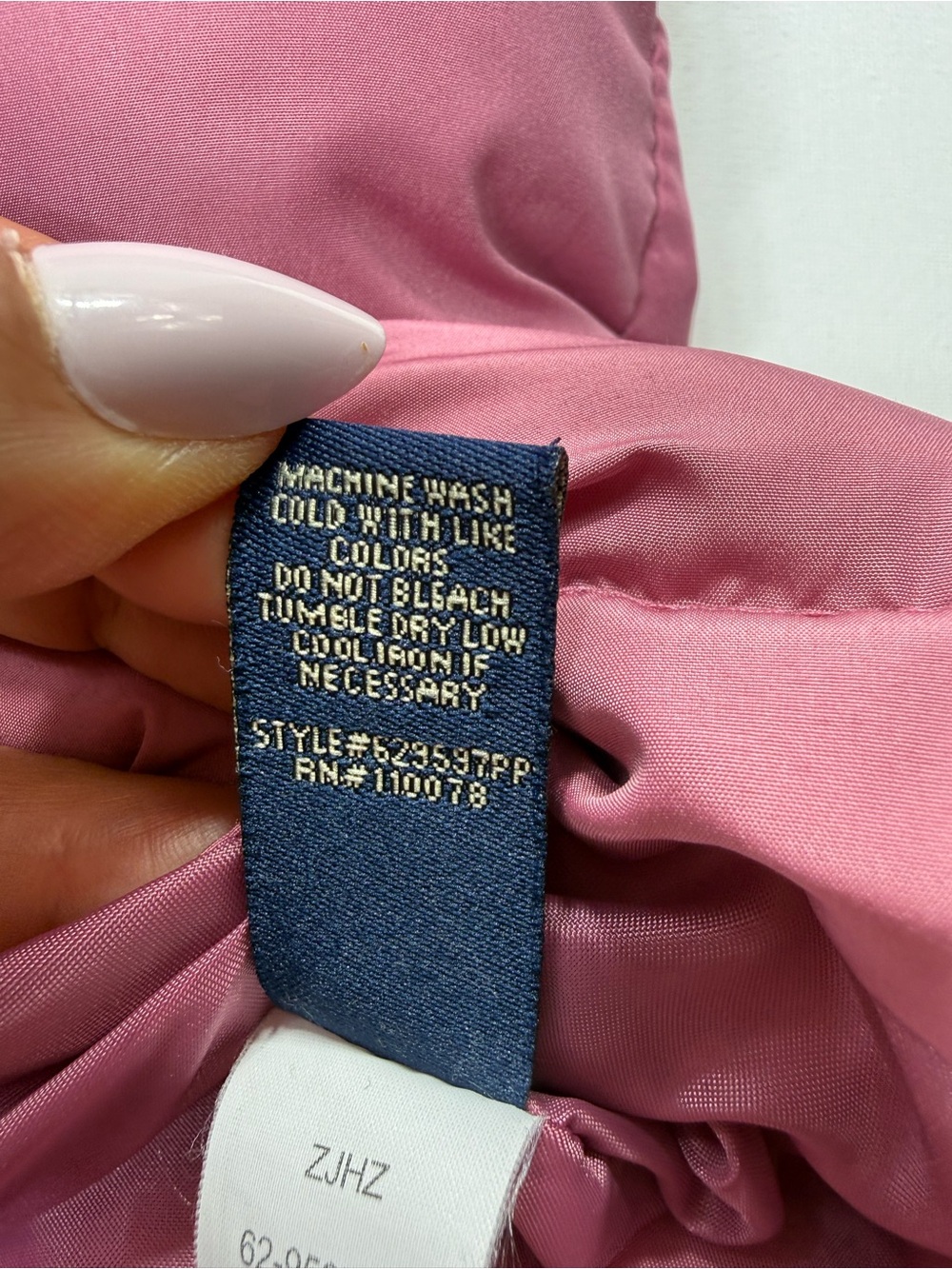 U.S. Polo Assn. Pink Women's Puffer Vest Size Medium Full Zipper Quilted - Picture 14 of 16